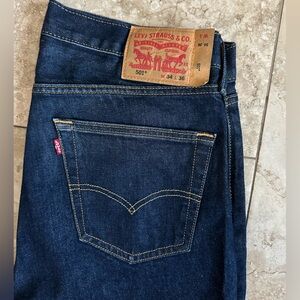 Levi’s 501 Dark Wash Jeans – W34 L36